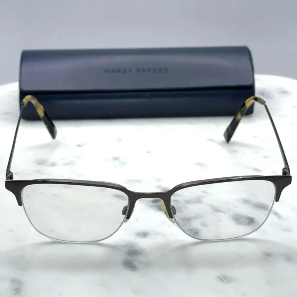 Warby Parker Wallis XW 2306 Carbon Semi-Rimless/Half-Rim Eyeglasses Frames Only